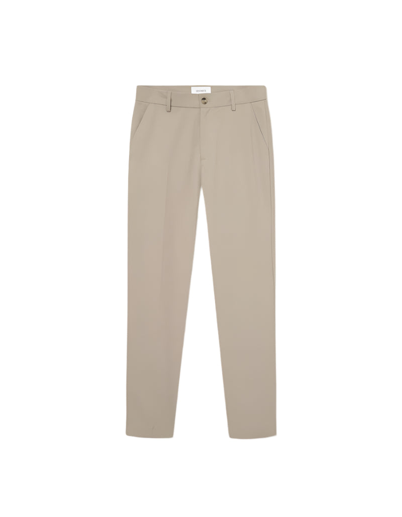 Como Reg Solid Suit Pants | Dark Sand