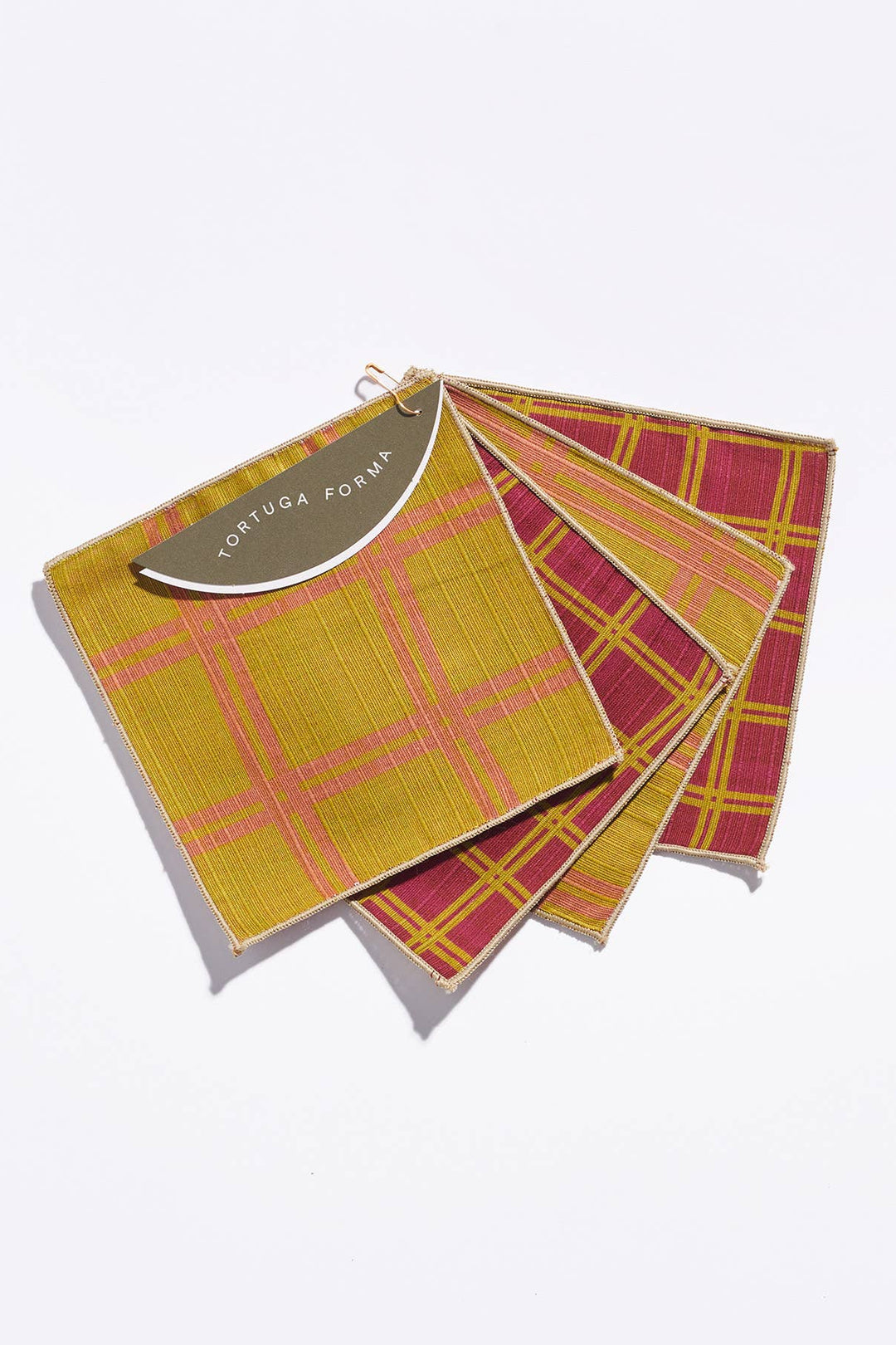 Cocktail Napkins Double Sided Grid Martini
