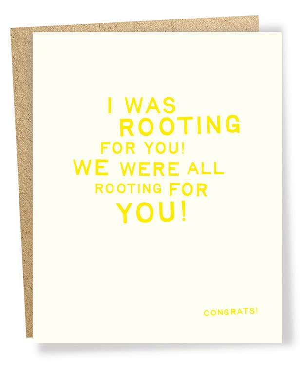 Rooting Card