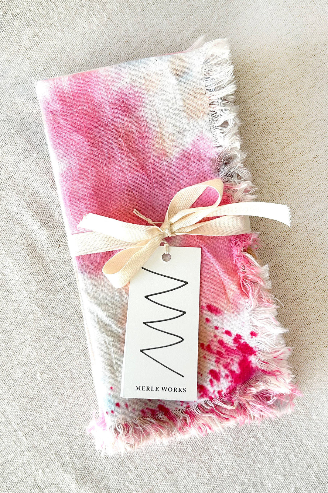 Cherry Blossoms Hand-dyed Napkins