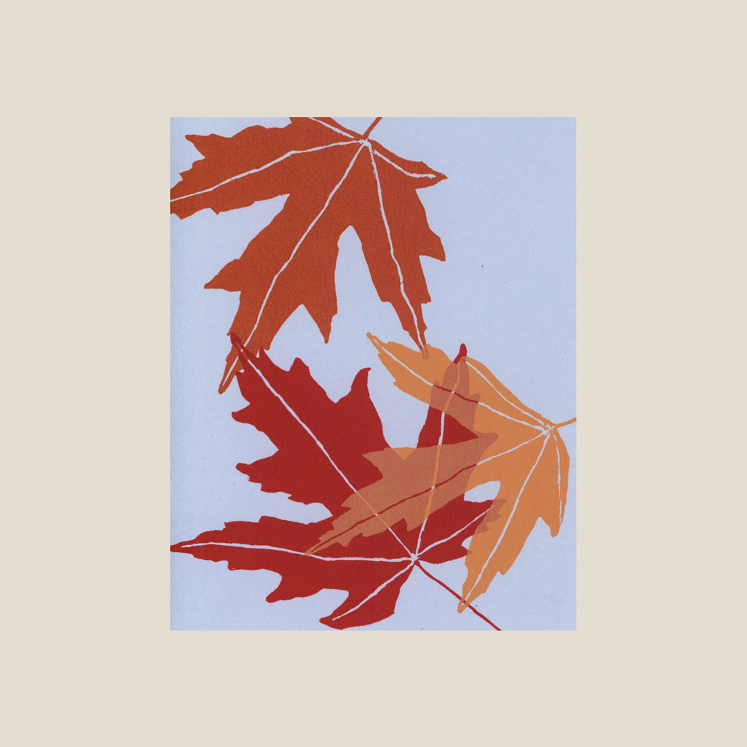 Maple leaves card