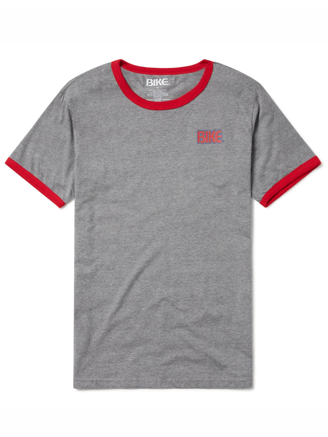 Classic Ringer Tee | Grey/Red