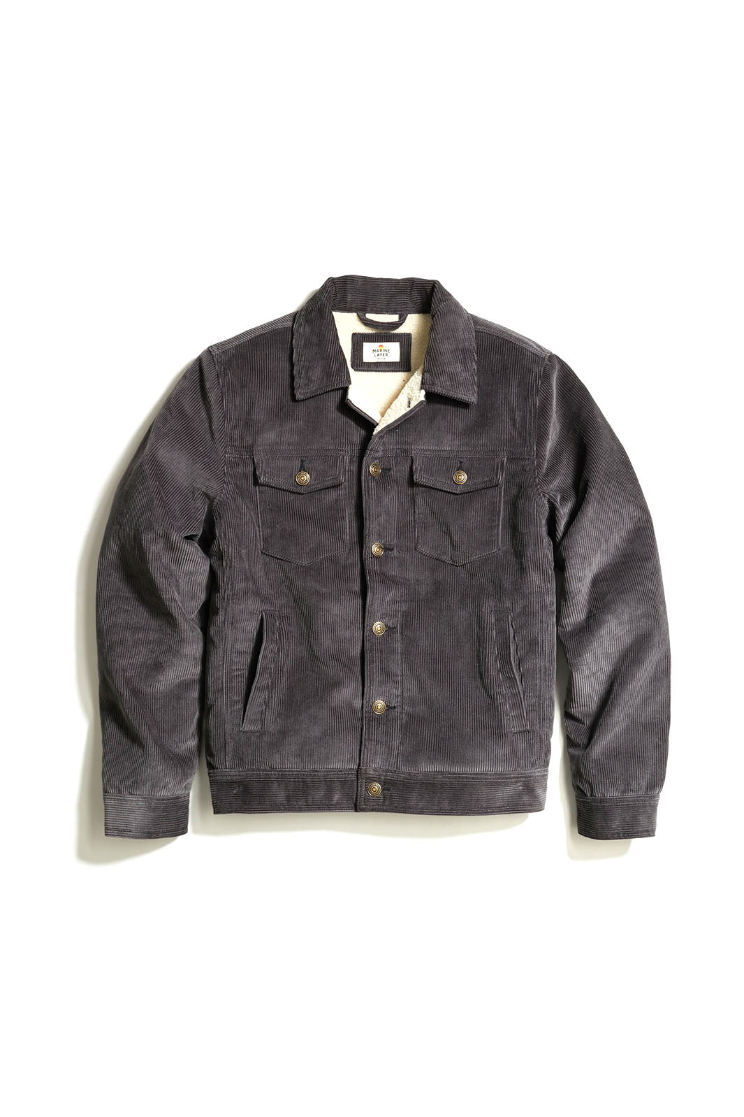 Boise Corduroy Trucker Jacket Faded Black Cowboys and Astronauts