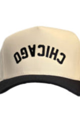 CHICAGO - Upside Down Baseball Cap (Black/Black)