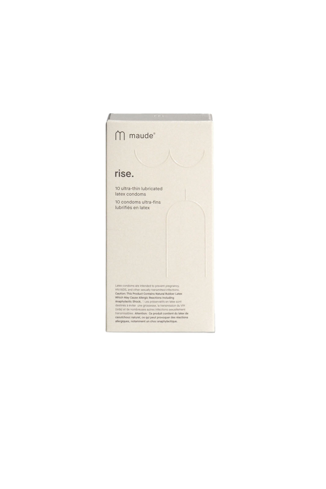 Rise 100% Ultra-Thin Natural Latex Condoms, 10 pack