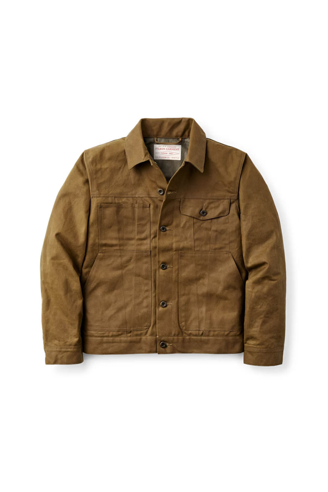 Short Lined Cruiser Jacket Dark Tan