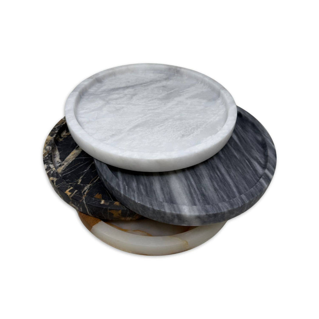 Round Marble Tray