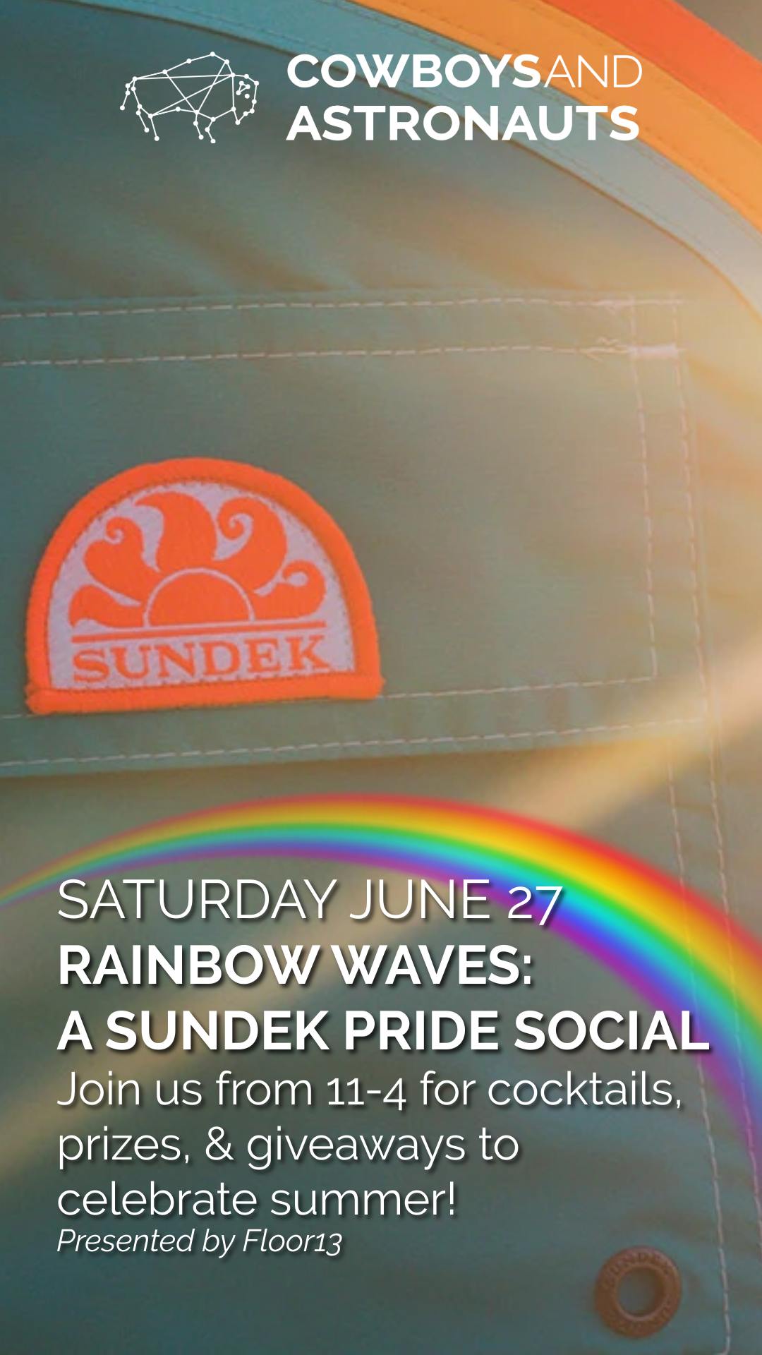 RAINBOW WAVES: A SUNDEK PRIDE SOCIAL