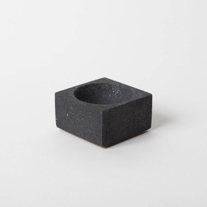 Square Incense Holder | Black Terrazzo