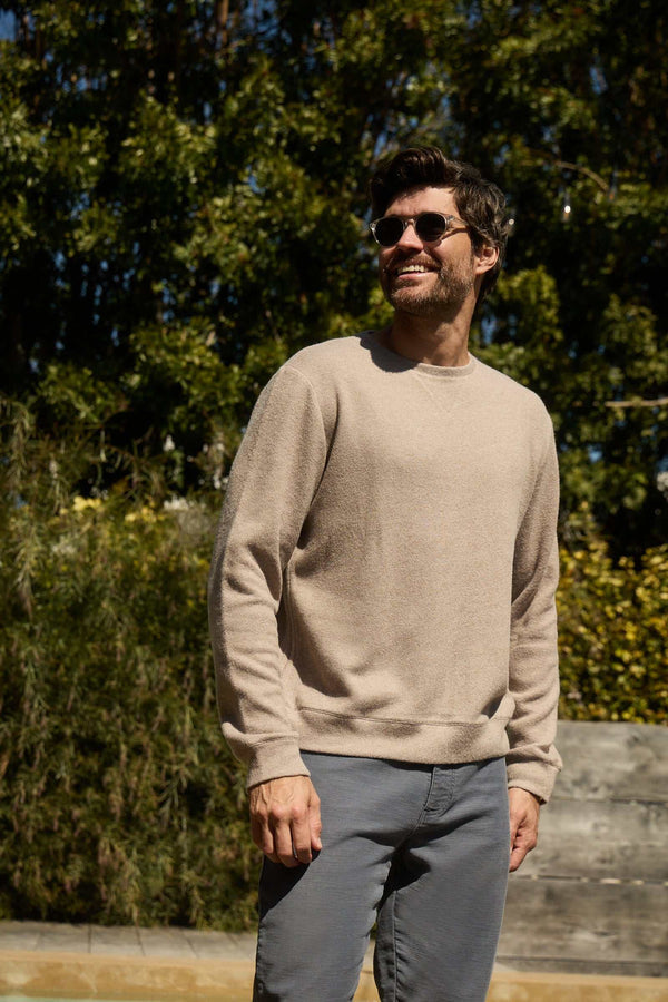 Butch Cashmist Crewneck | Camel Heather