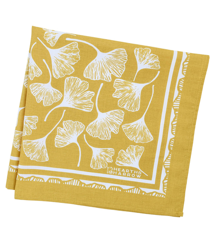 Ginkgo Leaf Bandana | Yellow