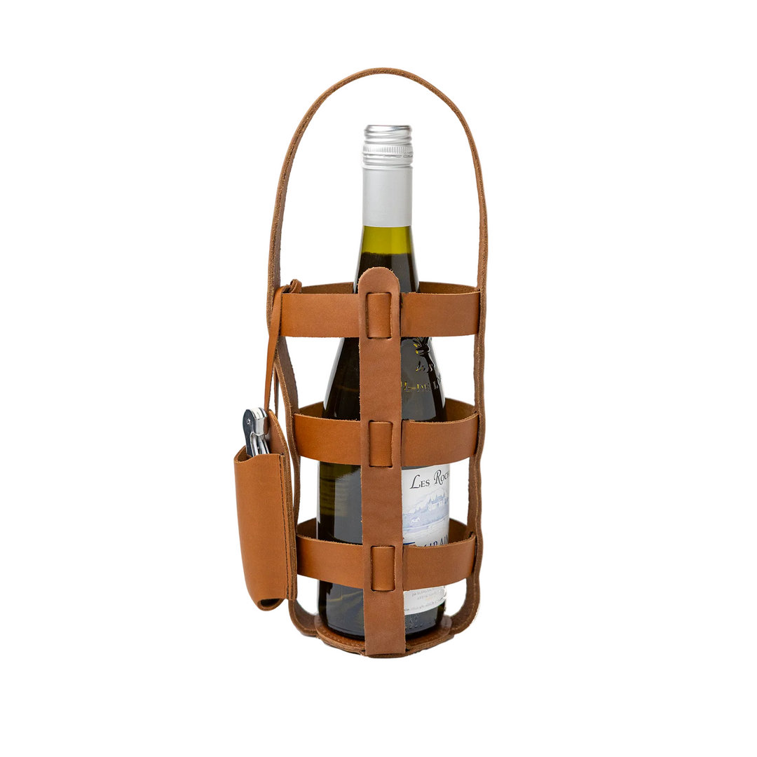 Solo Wine Tote | Tan