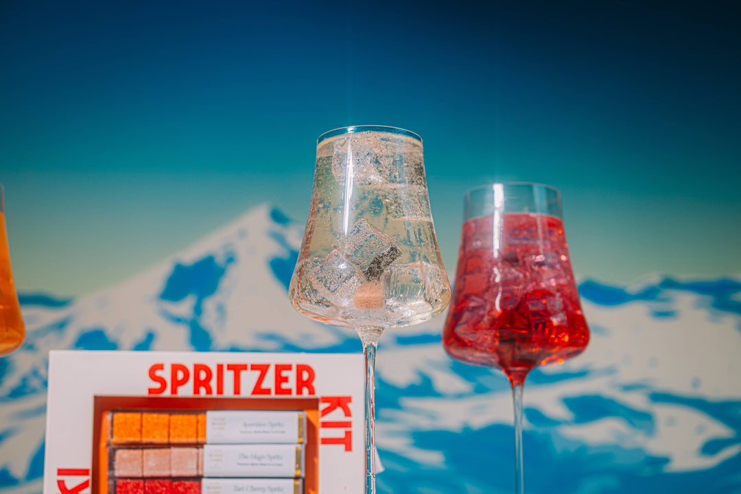 Après-Ski Spritzer Mixer Cube Trio | Champagne/Wine