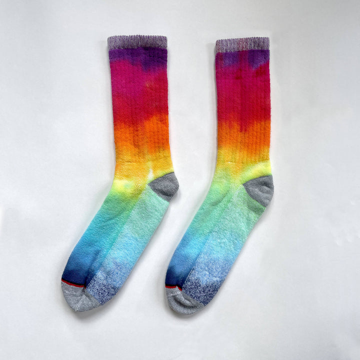 Rainbow Hand-dyed Sock