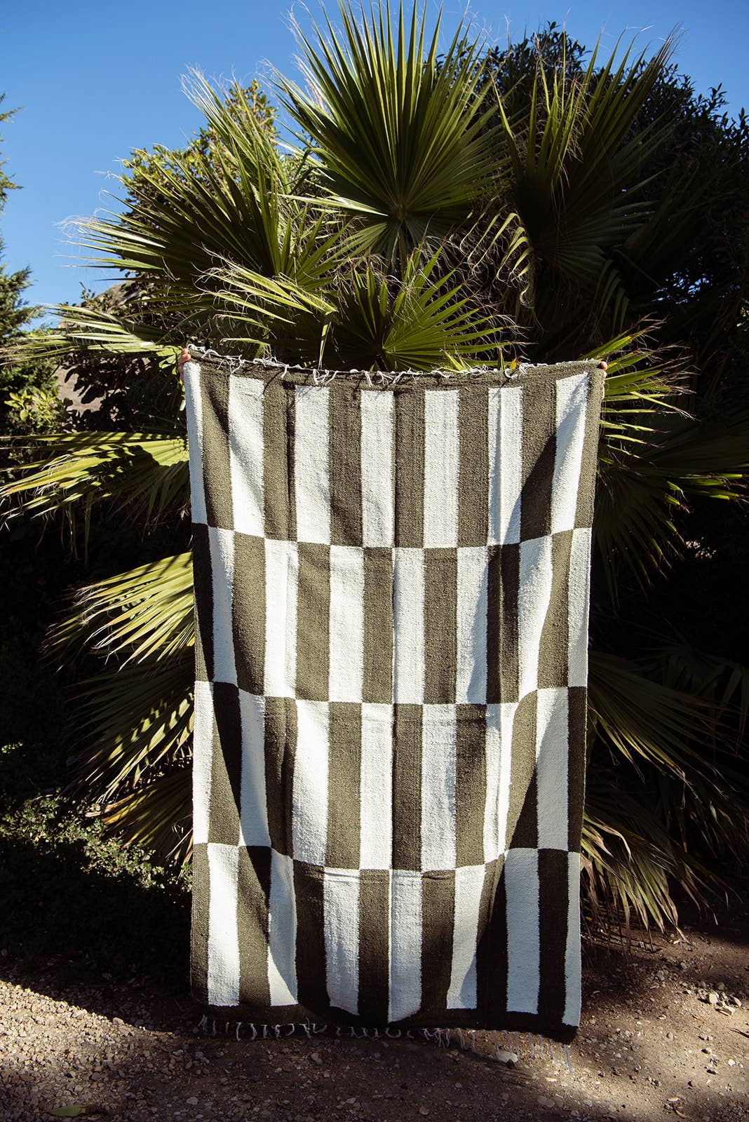 Verde Tile - Heavyweight Tile Checker Throw Blanket