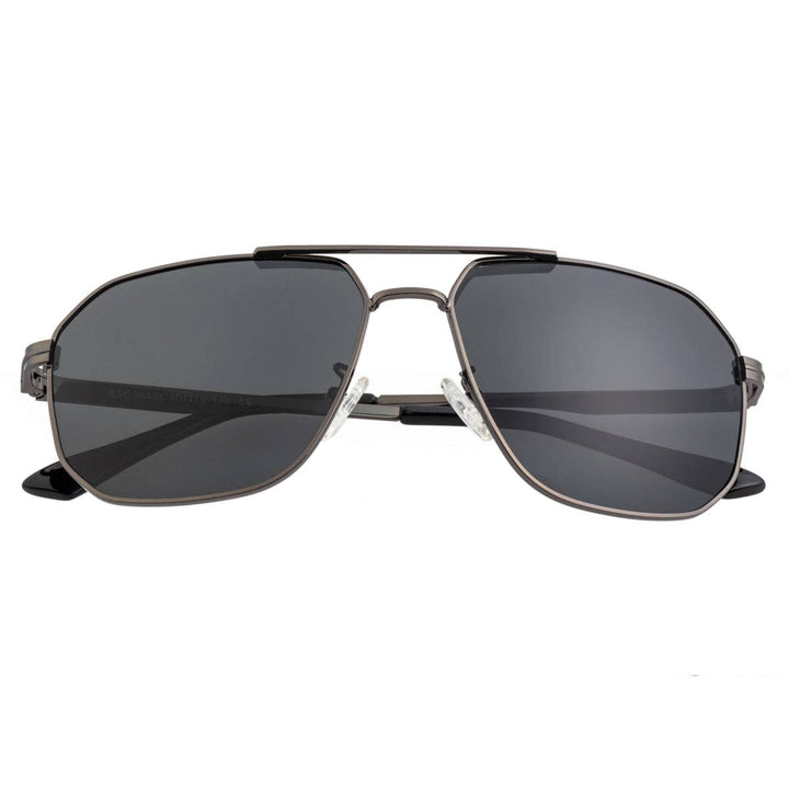 Breed Norma Stainless Steel Polarized Aviator Sunglasses