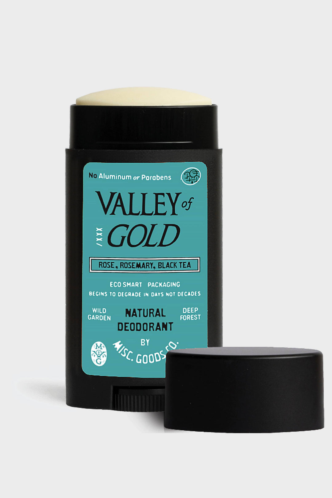 Valley of Gold Natural Deodorant – Wildflowers, Rose & Rosemary | Aluminum-Free, 2.65oz