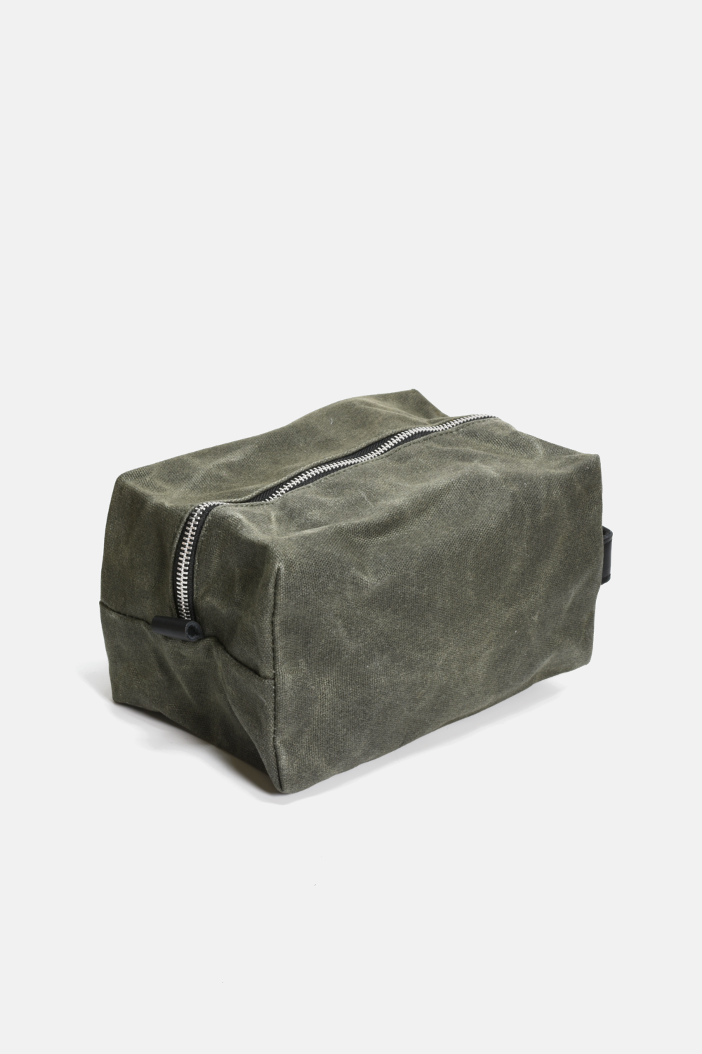 Waxed Cotton Dopp Kit Toiletry Bag | Green