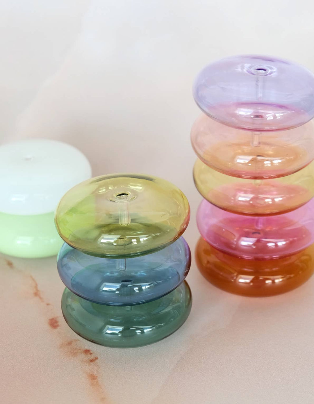 Glass Bubble Incense Holder