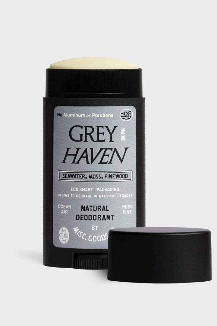 Greyhaven Natural Deodorant – Ocean, Pine & Moss | Aluminum-Free, 2.65oz