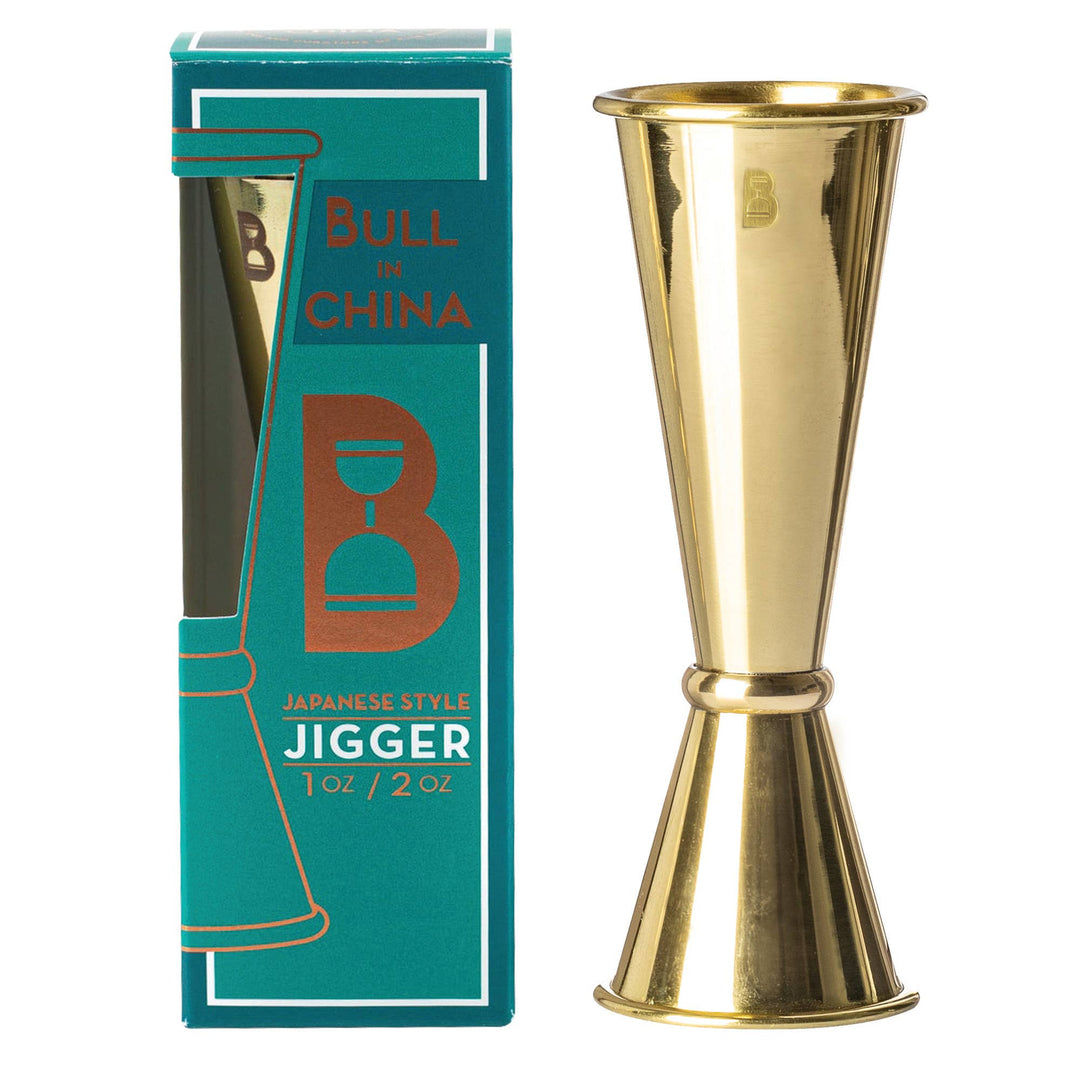 Real Copper and Brass Japanese Cocktail Jiggers