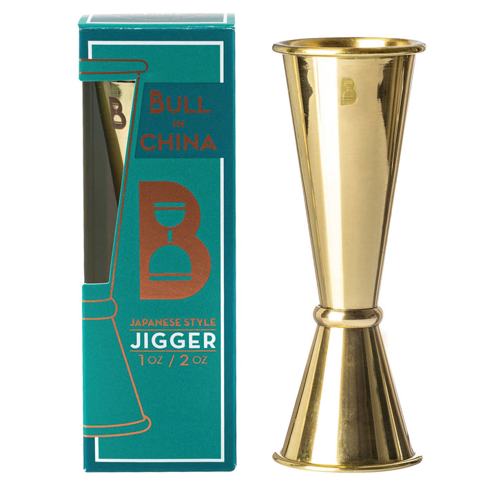 Real Copper and Brass Japanese Cocktail Jiggers