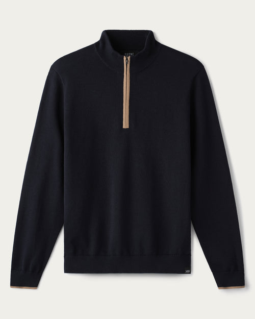 Commuter 1/4 Zip Sweater | True Navy