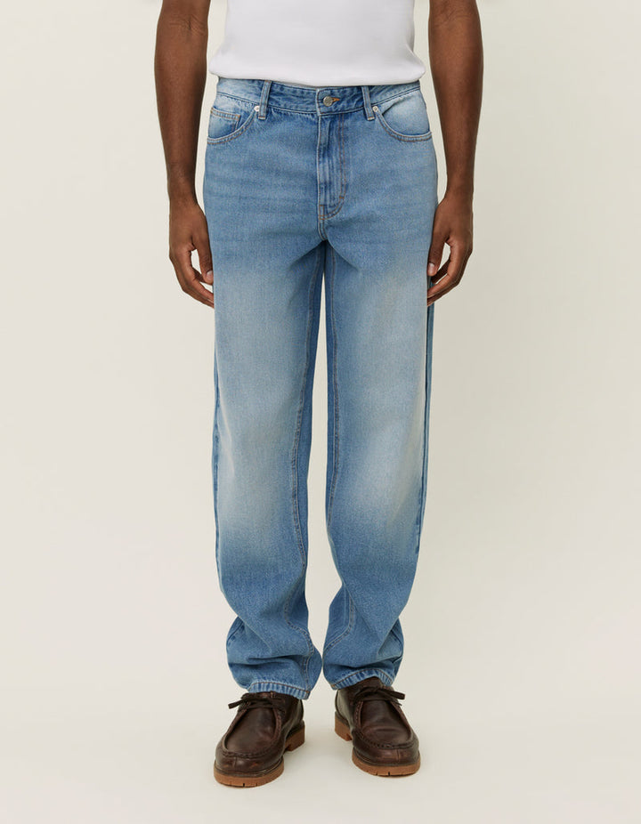 Ryder Washed Denim Pants | Light Blue Wash