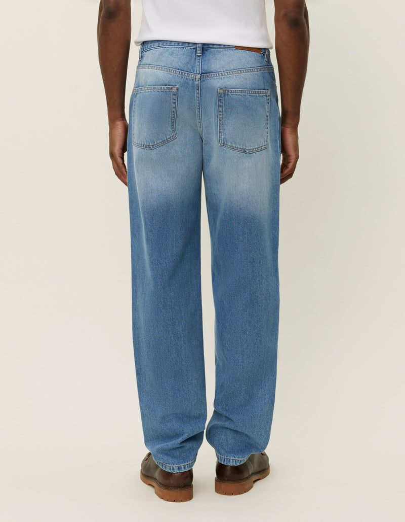 Ryder Washed Denim Pants | Light Blue Wash