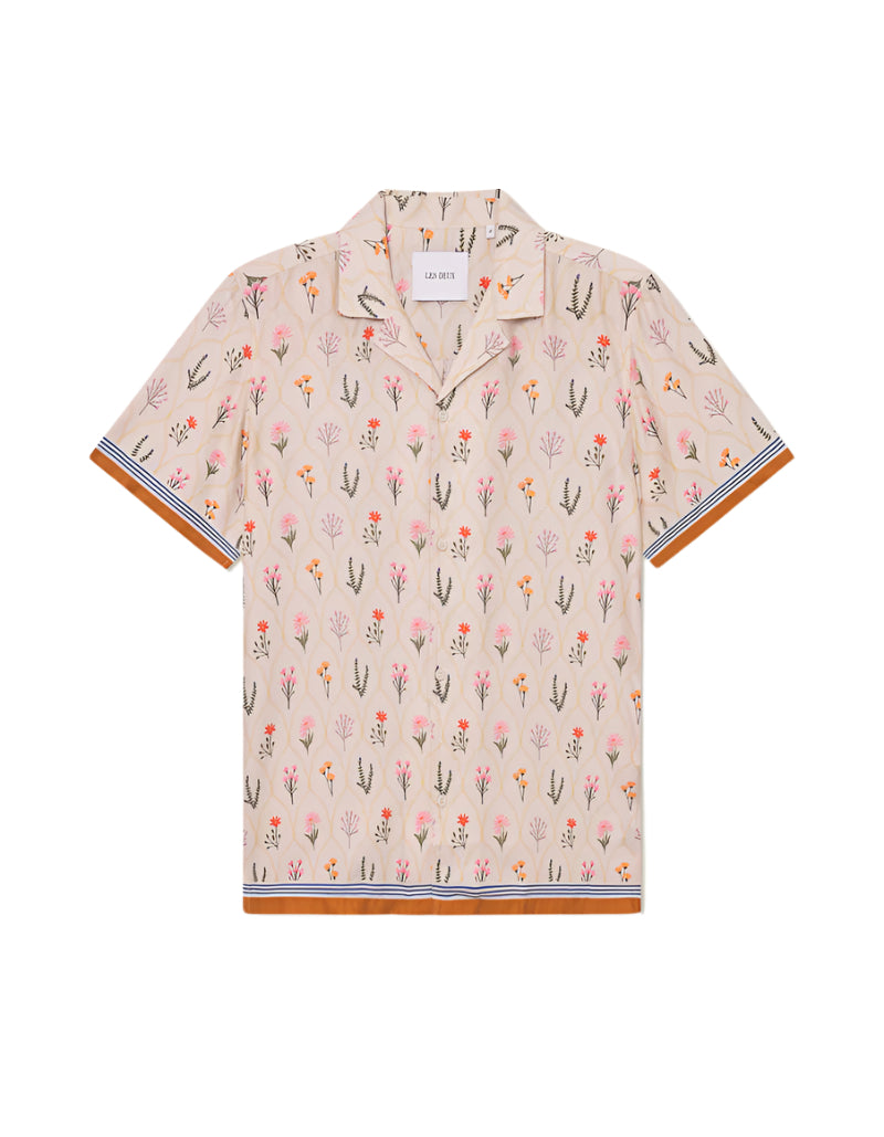 Lukas AOP Wild Flowers SS Shirt | Light Ivory