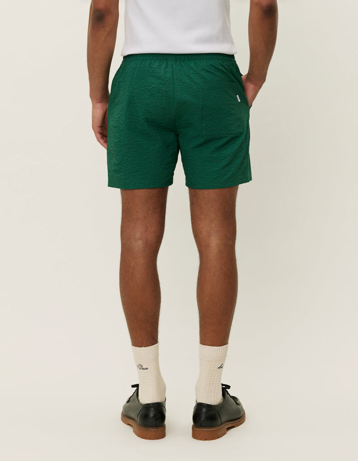 Stan Seerseucker Swim Shorts | Evergreen