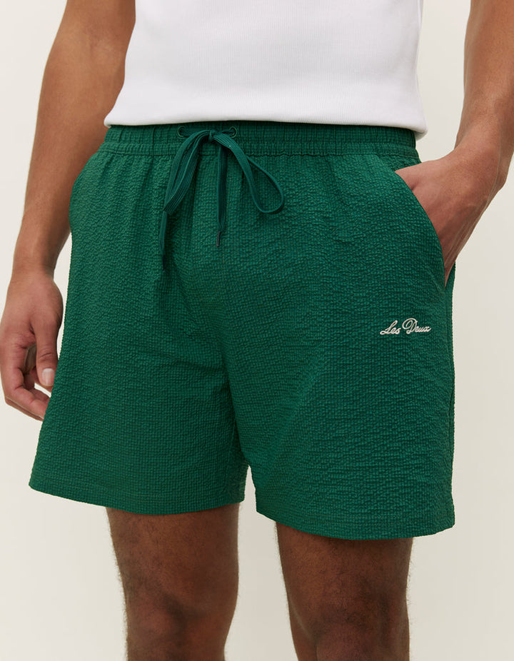 Stan Seerseucker Swim Shorts | Evergreen