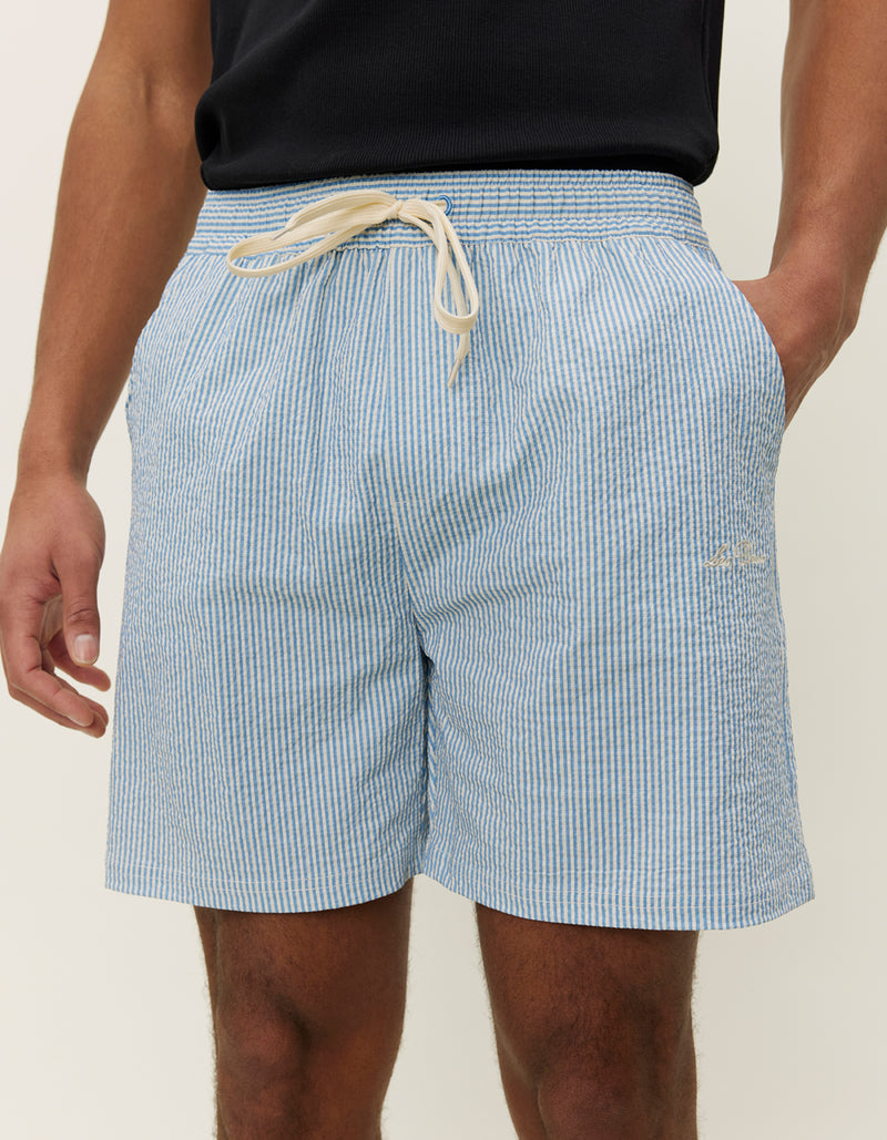 Stan Stripe Seerseucker Swim Shorts | Allure