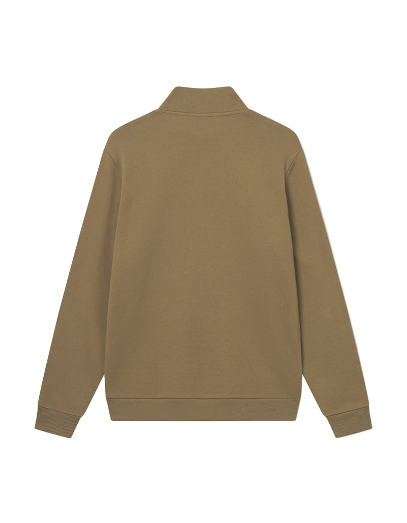 Felipe Patch Half-Zip Sweatshirt | Olive