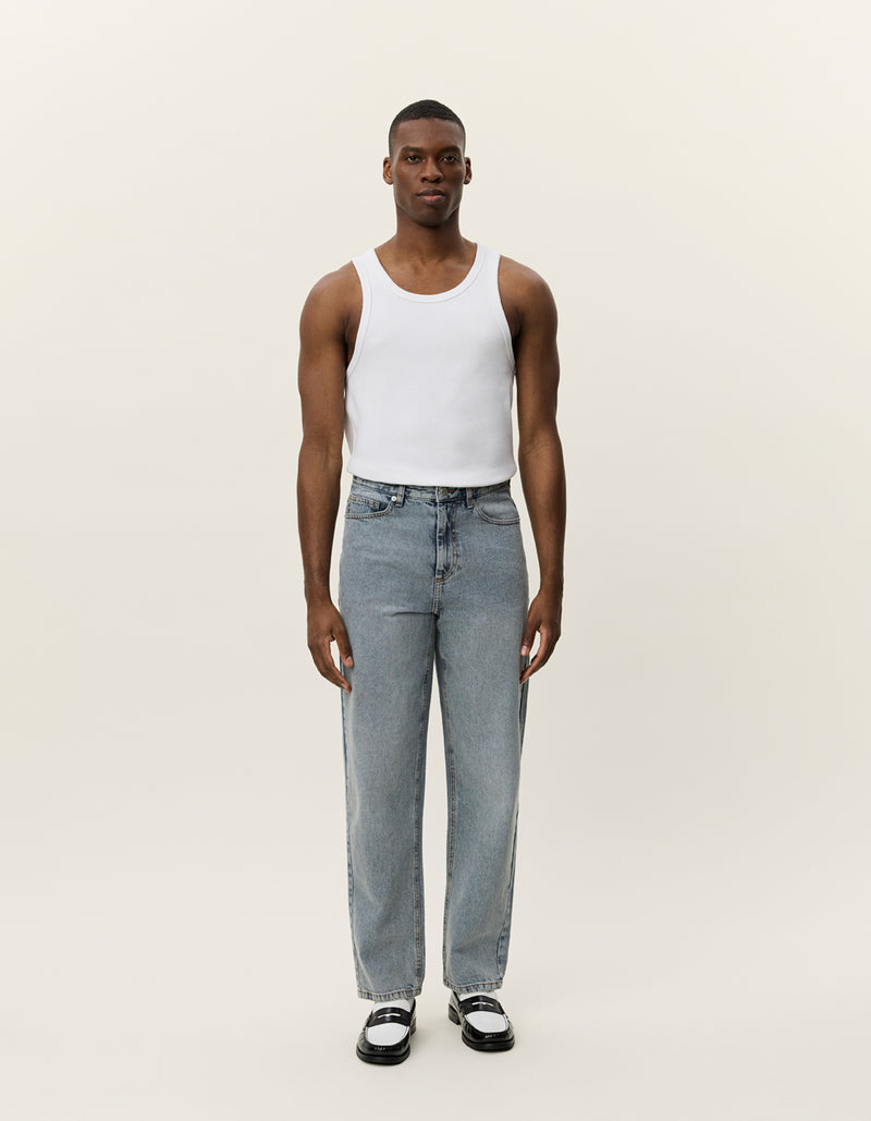 Ricky Washed Denim Jeans | Light Indigo Wash