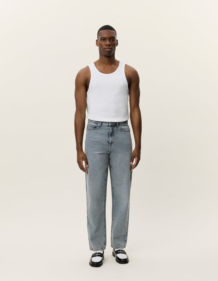 Ricky Washed Denim Jeans | Light Indigo Wash