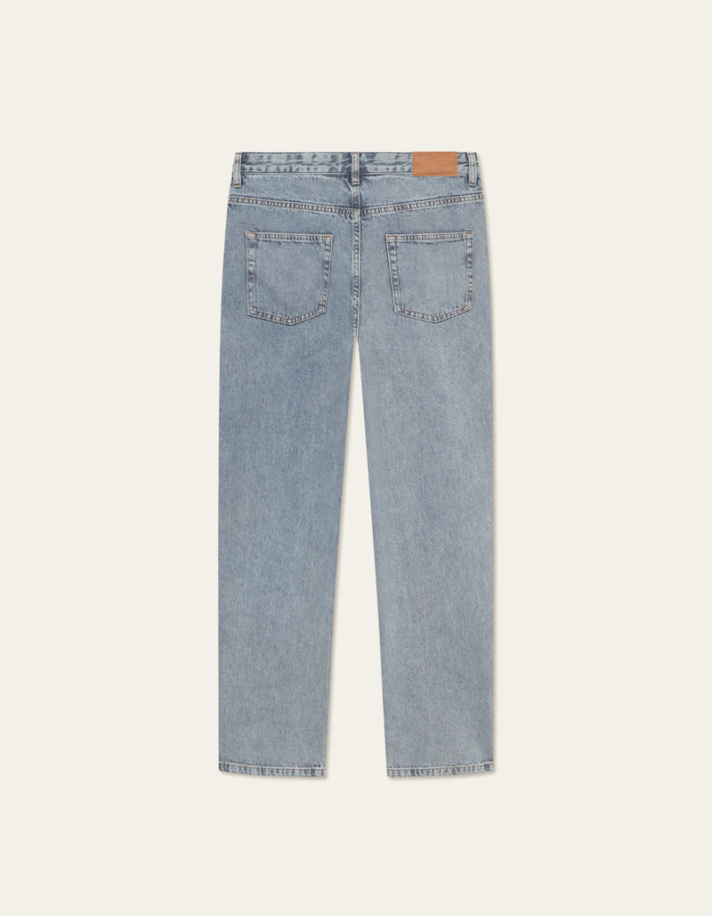 Ricky Washed Denim Jeans | Light Indigo Wash
