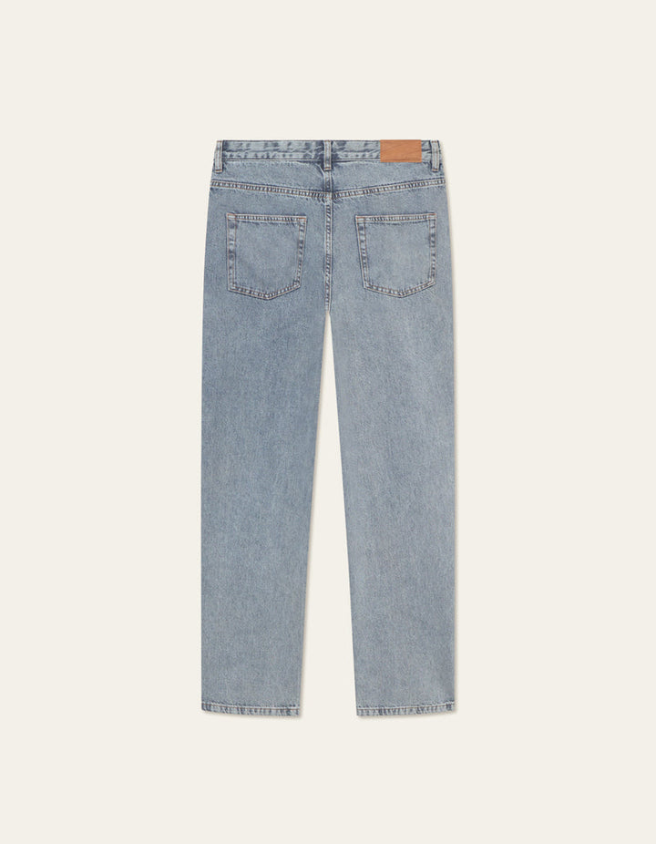 Ricky Washed Denim Jeans | Light Indigo Wash
