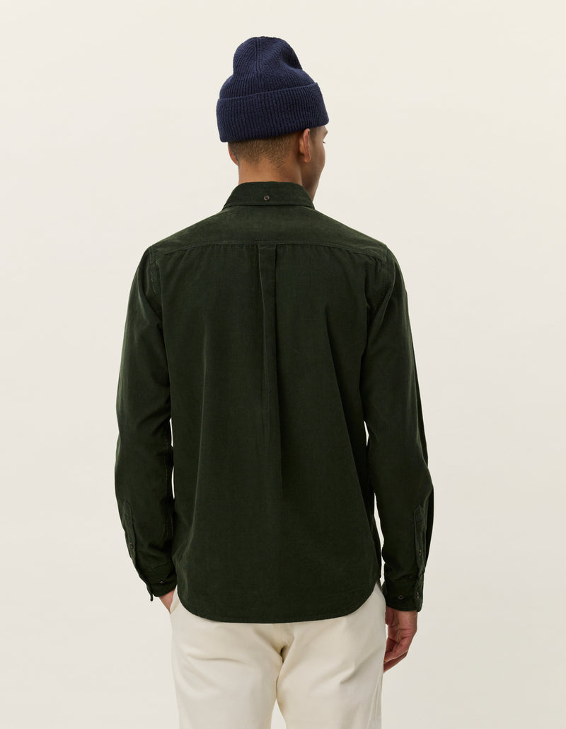 Konrad Pinwale Corduroy Shirt | Duffle Bag Green