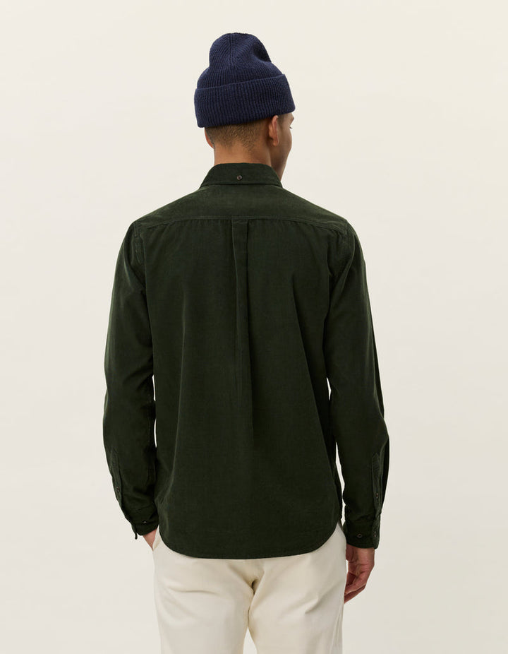 Konrad Pinwale Corduroy Shirt | Duffle Bag Green