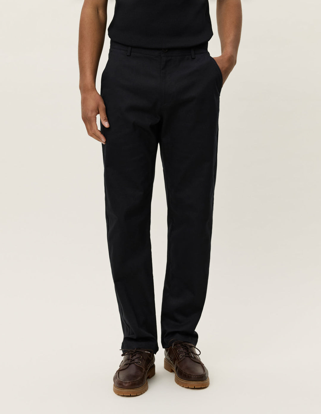 Como Cotton Chino | Black