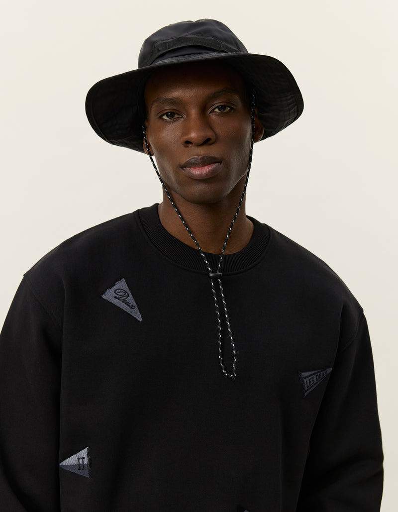 Flag Sweatshirt | Black
