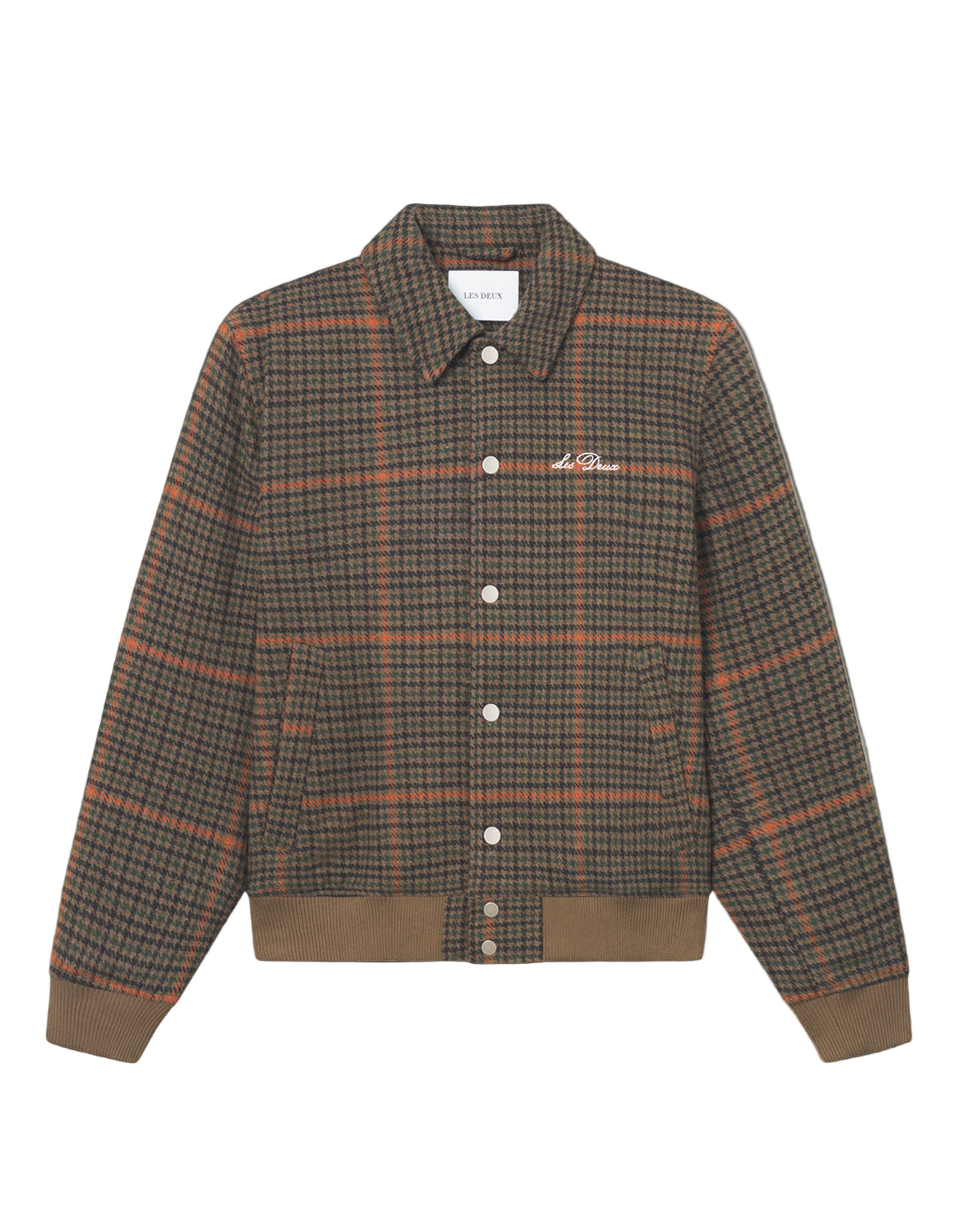 Varsity Houndstooth Jacket | Teak Brown – Cowboys and Astronauts