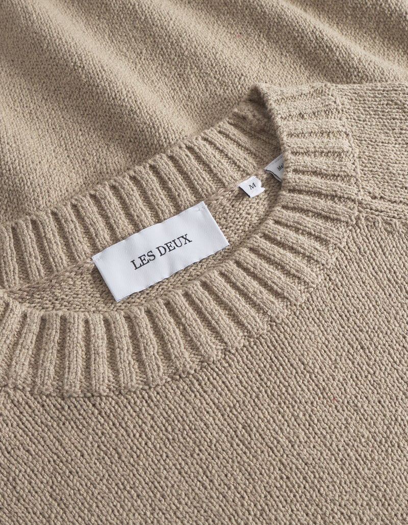 Brad Roundneck Knit | Dark Sand