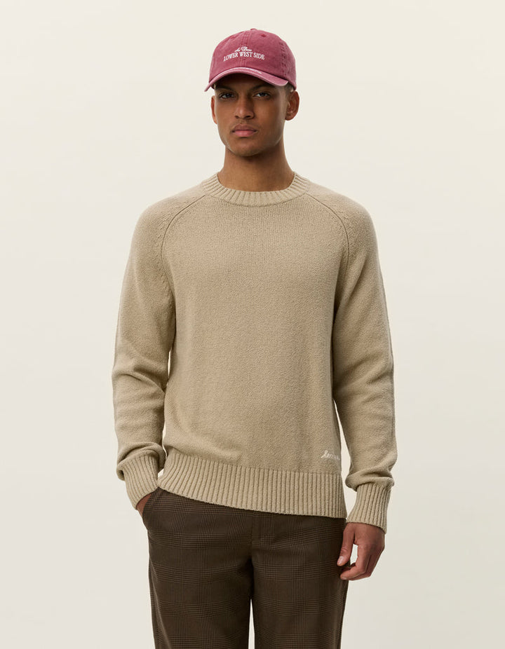 Brad Roundneck Knit | Dark Sand