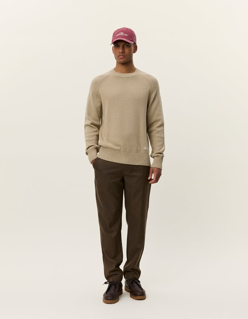 Brad Roundneck Knit | Dark Sand