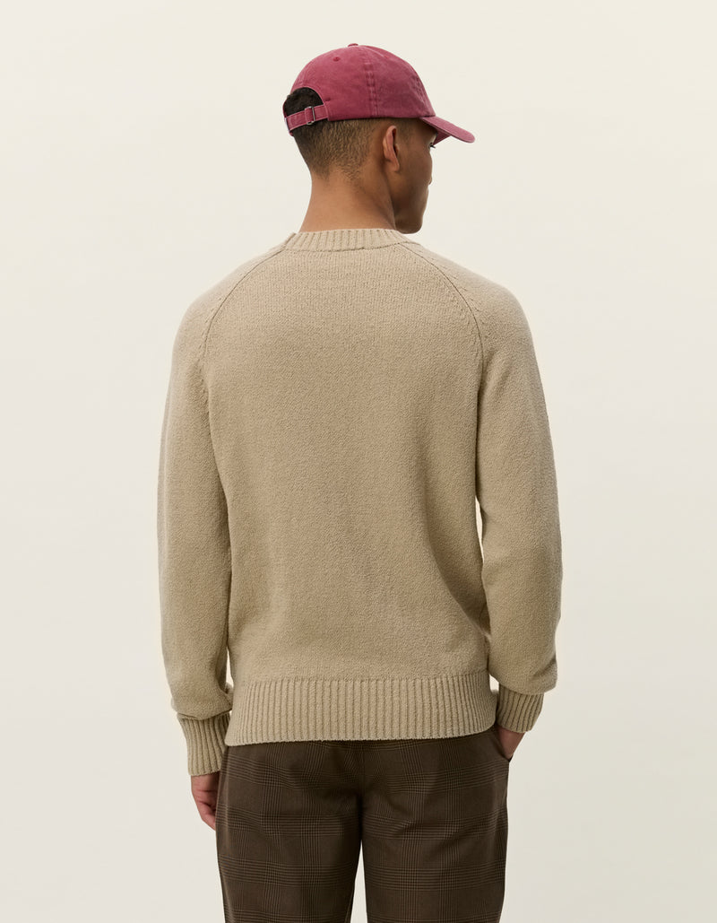 Brad Roundneck Knit | Dark Sand