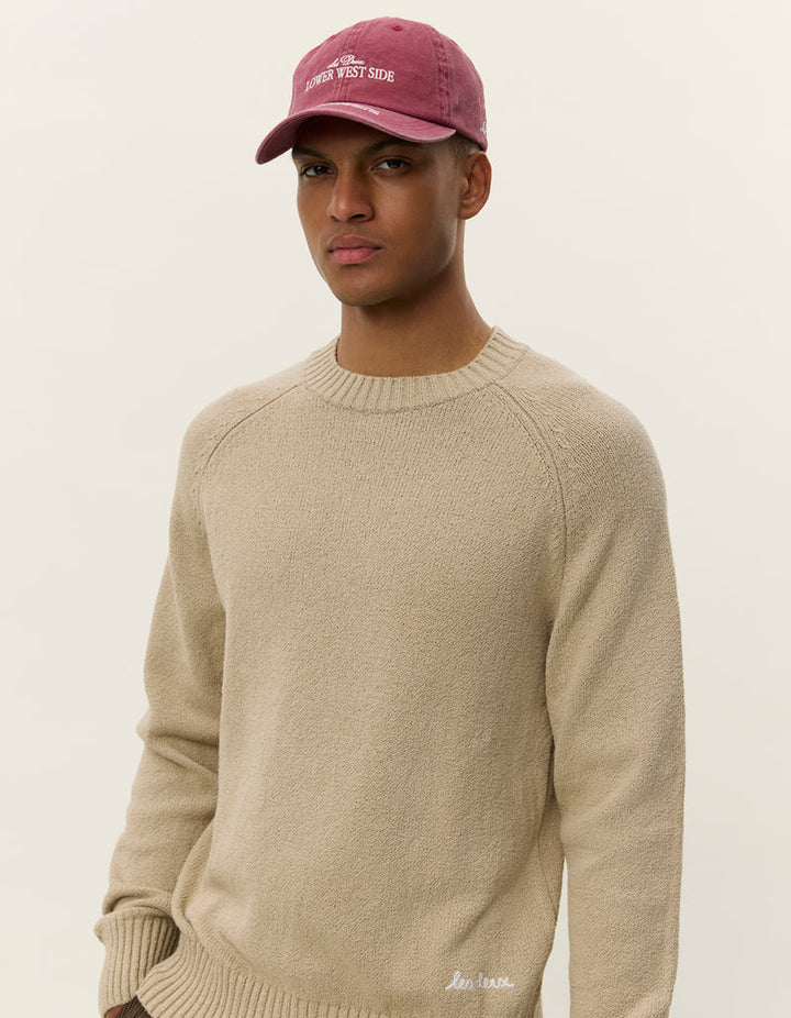 Brad Roundneck Knit | Dark Sand