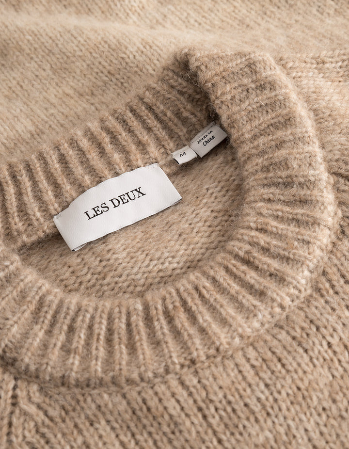 Brad Gradient Knit Jumper | Prairie Sand