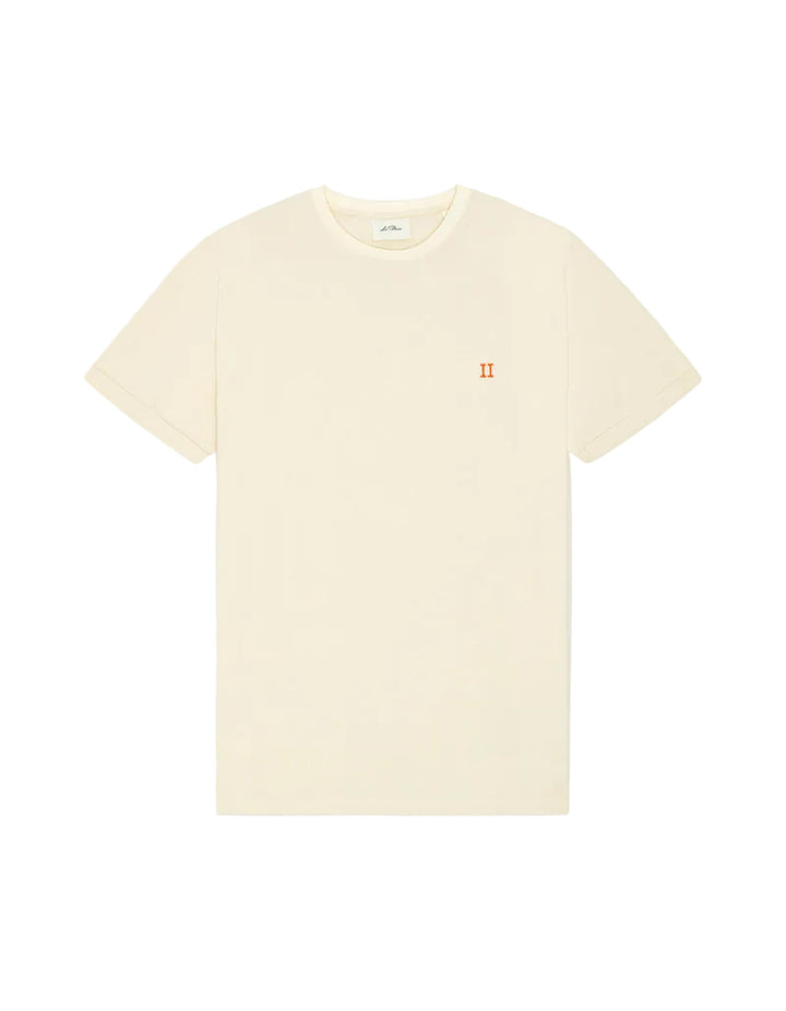 Norregaard Contrast Tee | Ivory & Orange